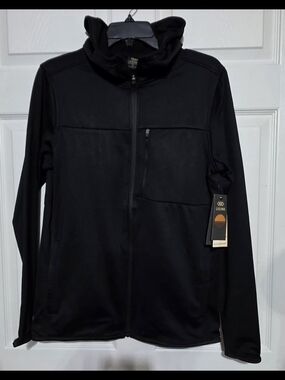 Legend Men’s Black Full-Zip Performance Jacket with Hood